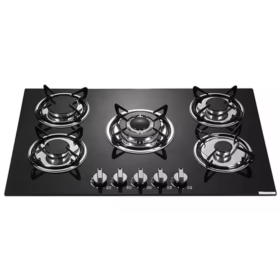 Eaffilifest - Appliances - Cooktops - 5 Burners gas stovetop 30 inch,Gas Stove Gas Hob Stovetop Tempered Glass Cooktop Plug-in type/Battery type