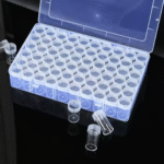 Eaffilifest - Arts, Crafts And Sewing - Beading And Jewelry Making - Beading Storage - Diamond Painting Storage Box Detachable Storage Container For Beads Seeds Drills With Individual Bottles Home Storage Boxes