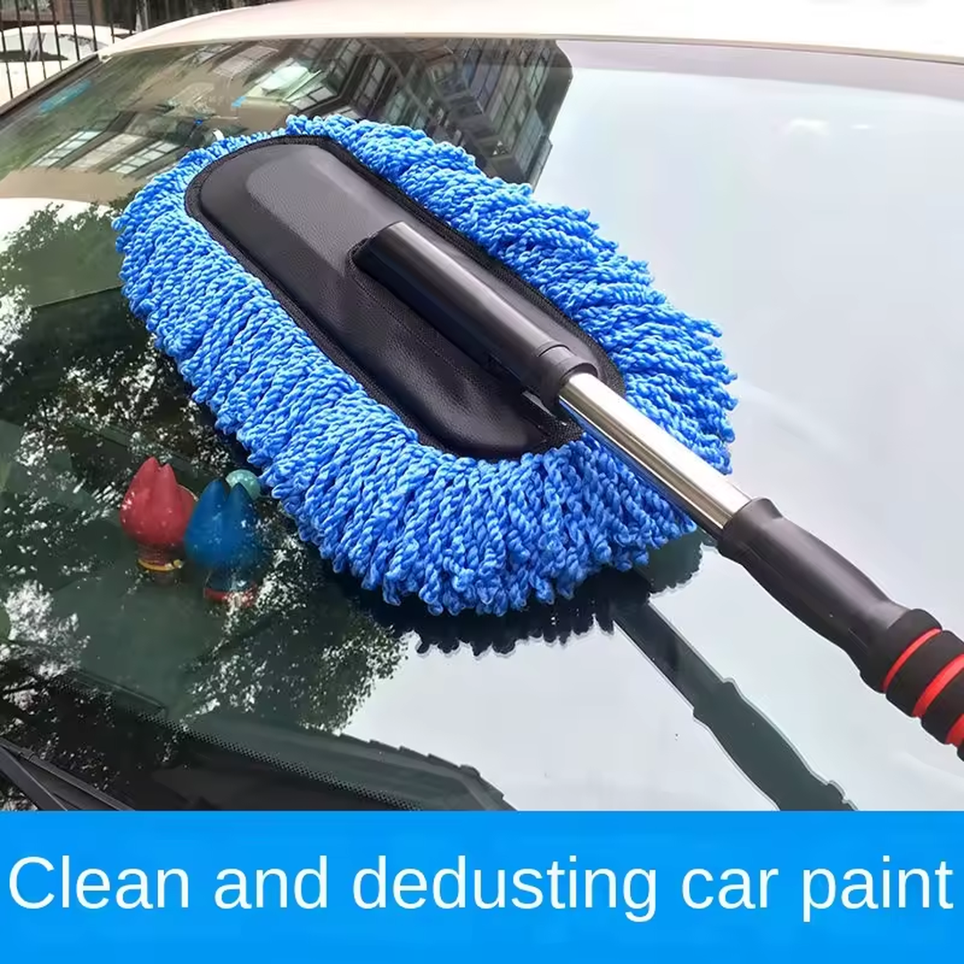 Eaffilifest - Automotive - Cleaning Kits - Microfiber Car Wash Brush Mop Kit, Mitt Sponge With Long Handle Car Cleaning Supplies Kit Duster Washing Car Tools Accessori
