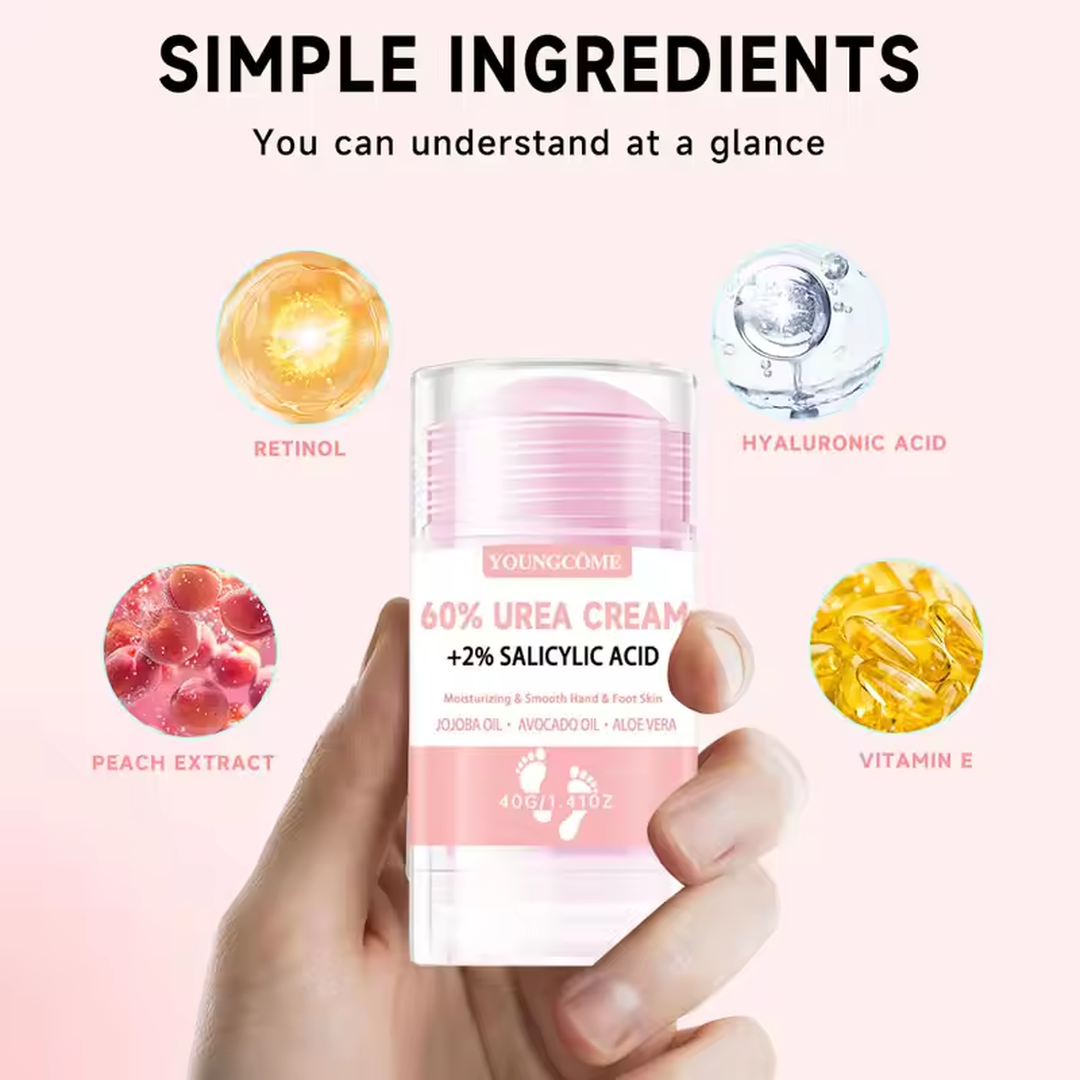 Eaffilifest - AliExpress - Beauty And Personal Care - Foot, Hand And Nail Care - Foot And Hand Care - Foot Creams And Lotions - 1/2/4pcs Foot Cream 60% Urea & 2% Salicylic Acid Intensive for Cracked Heels, Moisturizing, Odor Control Foot Care Foot Mask