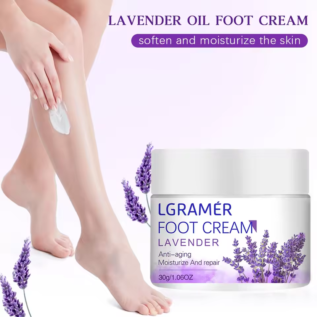 Eaffilifest - AliExpress - Beauty And Personal Care - Foot, Hand And Nail Care - Foot And Hand Care - Foot Creams And Lotions - Lavender Foot Cream for Cracked Dry Rough Feet and Heels Provides Intense Nourishment and Hydration To Repair and Soften Skin