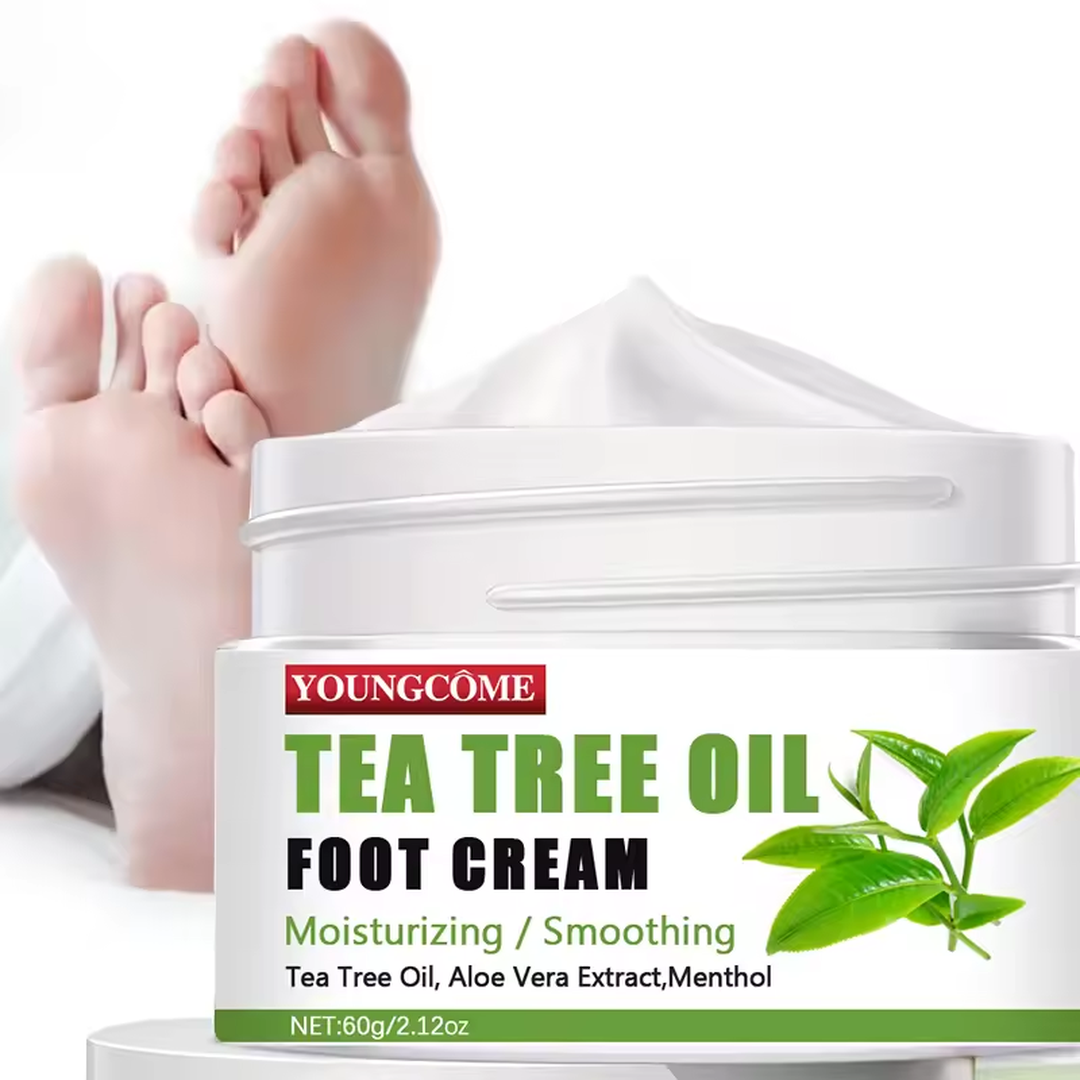 Eaffilifest - AliExpress - Beauty And Personal Care - Foot, Hand And Nail Care - Foot And Hand Care - Foot Creams And Lotions - YOUNGCOME Tea Tree Oil Foot Cream for Dry Cracked Feet, Moisturizing Skin - Foot Cream - 1.06/2.12oz