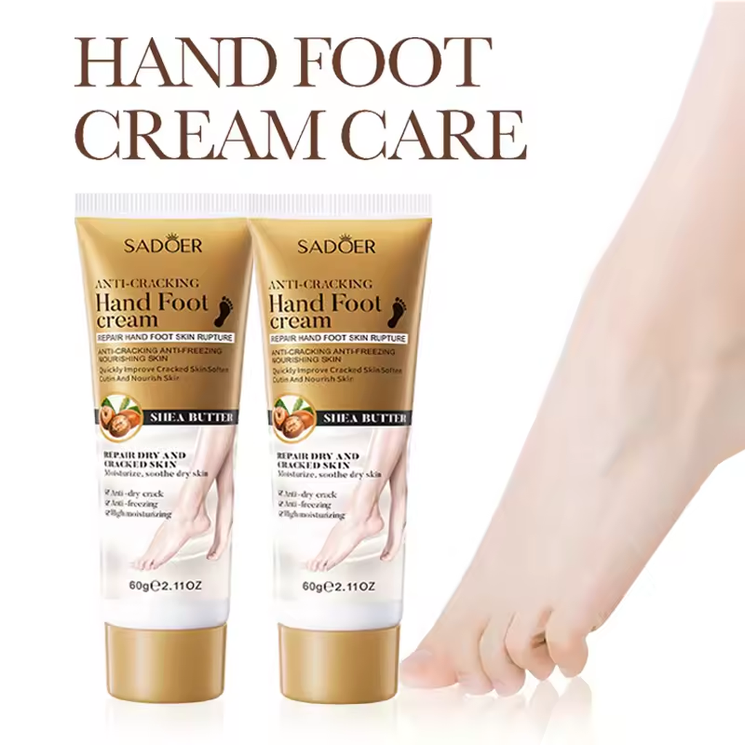 Eaffilifest - AliExpress - Beauty And Personal Care - Foot, Hand And Nail Care - Foot And Hand Care - Foot Creams And Lotions - SADOER Shea Butter Foot Cream Moisturizing Anti Wrinkles Anti-Drying Heel Repair Removal Dead Skin Hands and Feet Skin Care