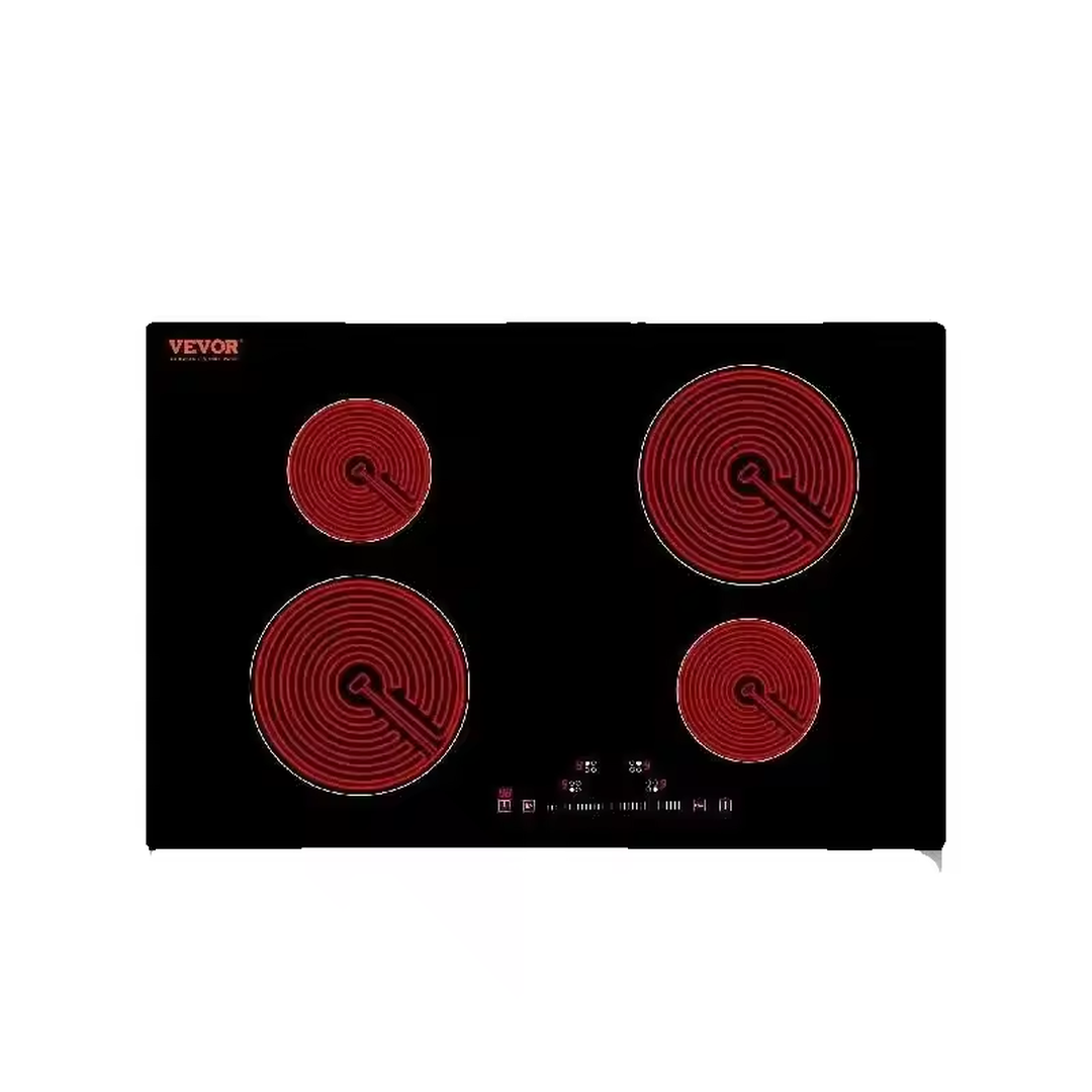 Eaffilifest - Aliexpress - Appliances - Cooktops - SucceBuy 2/4/5 Burners Built-in Induction Stove Top 12/24/30in Ceramic Glass Electric Cooktop For Household Commercial Cooking