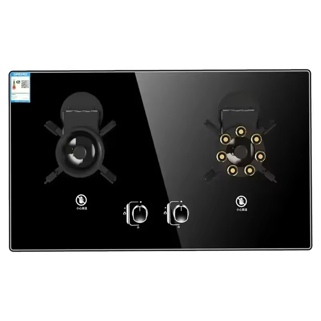 Eaffilifest - Aliexpress - Appliances - Cooktops - Household Built-in Double Stove Gas Stoves Table Kitchen Kitchens Cookers Countertops Cooker Home Recessed Top Cooktop Hob Panel