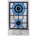 Eaffilifest - Aliexpress - Appliances - Cooktops - 12 inch Gas Cooktop, Bulit-in Gas Stove Top with 2 Burner, NG/LPG Convertible Cooktops, Dual Burner Propane Cooktop with Thermoc