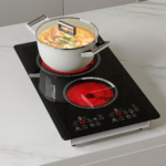 Eaffilifest - Amazon - Appliances - Cooktops - 2000W 12 inch two burner Electric cooktop stove top burner estufa eléctrica de mesa portable cooktop electric burner parrilla eléctrica para cocinar portable electric burners for cooking