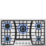 Eaffilifest - Amazon - Appliances - Cooktops - 36 inch Gas Cooktop, Bulit-in Gas Stove Top with 5 Burner, NG/LPG Convertible Cooktops, 5 Burner Propane Cooktop with Thermocouple Protection, Stainless Steel
