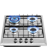 Eaffilifest - Amazon - Appliances - Cooktops - 24″x20″ Built in Gas Cooktop 4 Burners Stainless Steel Stove with NG/LPG Conversion Kit Thermocouple Protection and Easy to Clean (20Wx24L)